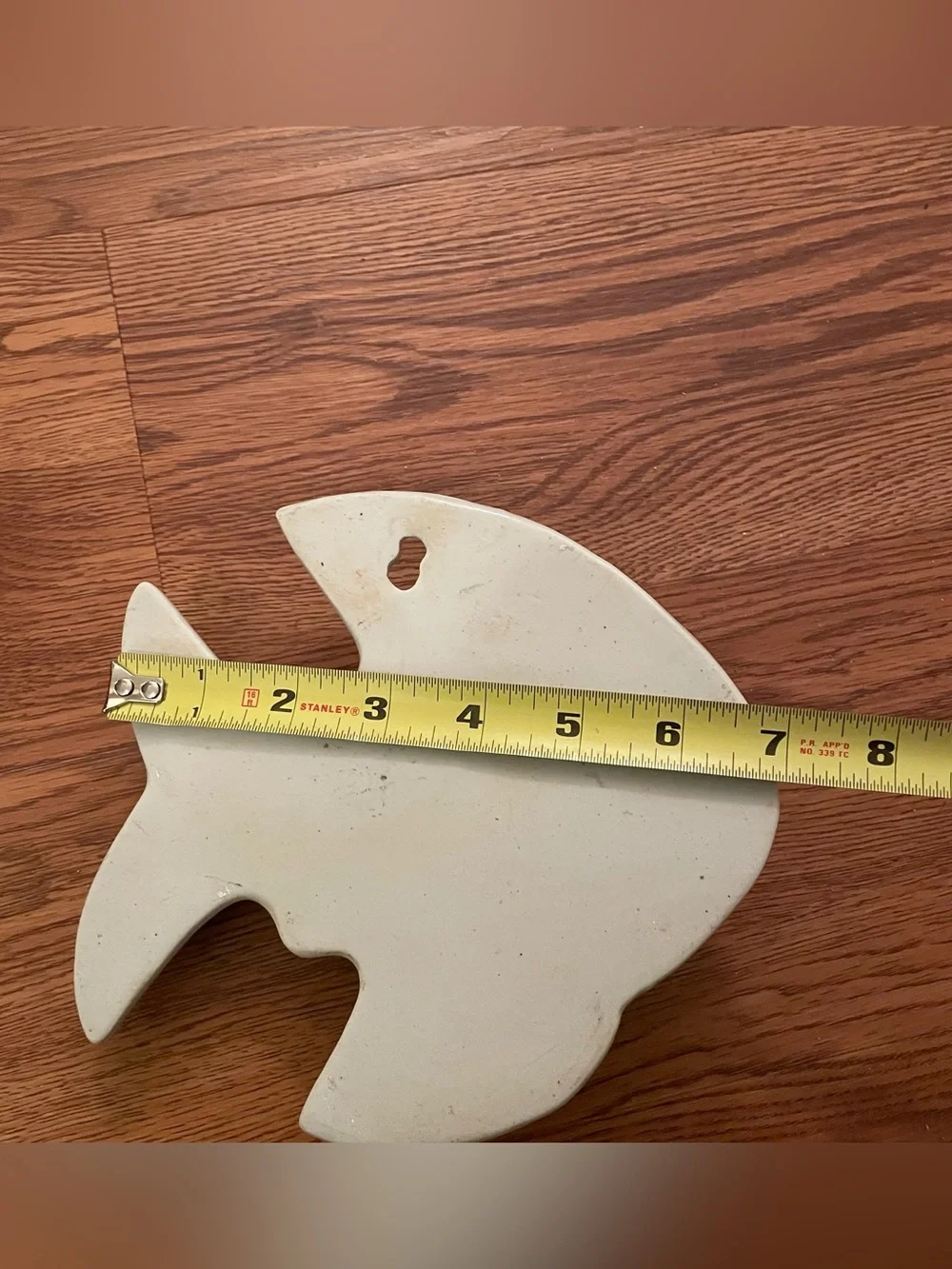 Vintage Ceramic Fish Wall Pocket Blue And White Chinoiserie Coastal Cottage